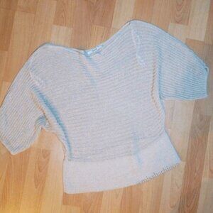 Gold Glittery Knit Top